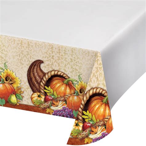 plastic thanksgiving tablecloth|thanksgiving plastic tablecloths dollar tree.